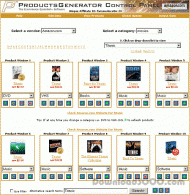 Products Generator screenshot